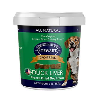 Stewart Freeze Dried Duck Liver Dog Treat