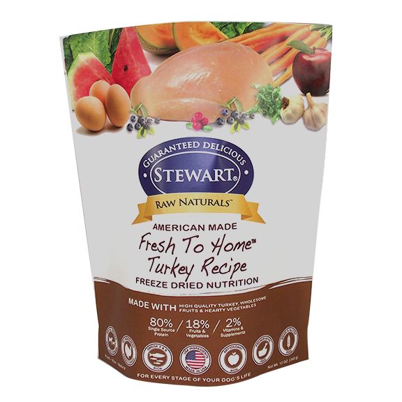 Stewart Raw Naturals Freeze Dried Food 12oz Turkey