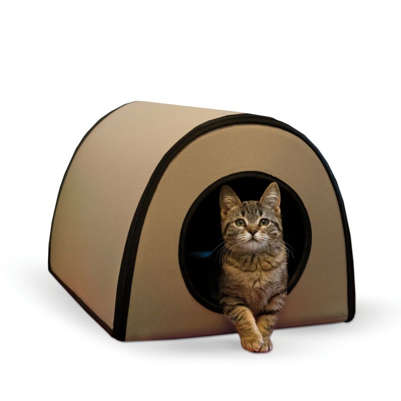 KH Mfg Mod Thermo Kitty Shelter Tan