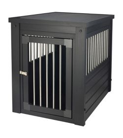 New Age Pet Espresso Dog Crate W Metal Spindles S Dog Com