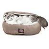 Majestic Pet 18in Stone Suede Canopy Pet Bed