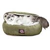 Majestic Pet 18 inch Sage Suede Canopy Pet Bed