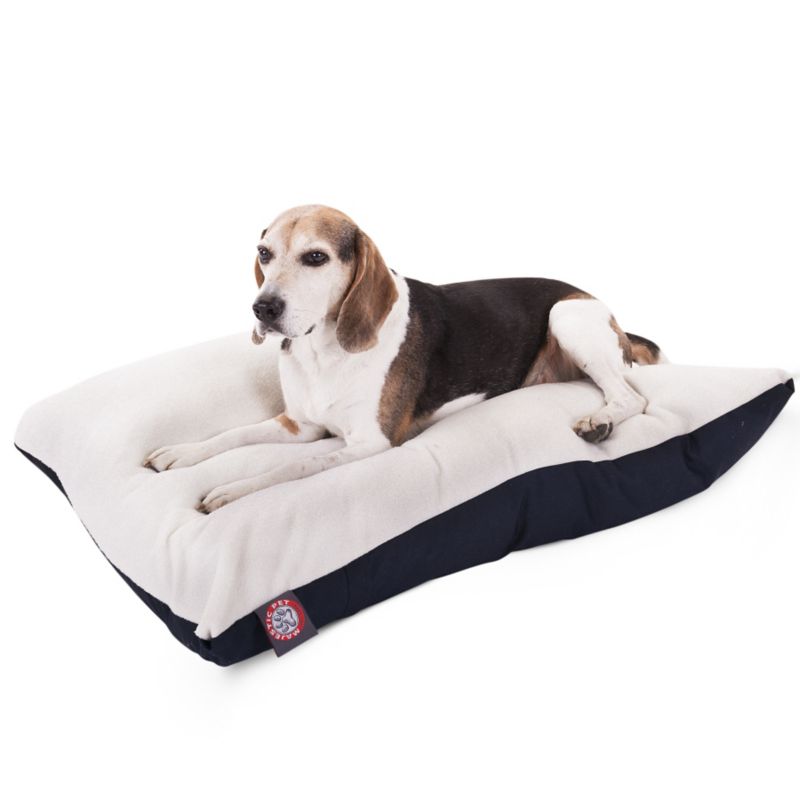 Majestic Pet 788995651420 30x40 Medium Rectangle Pet Bed- Blue