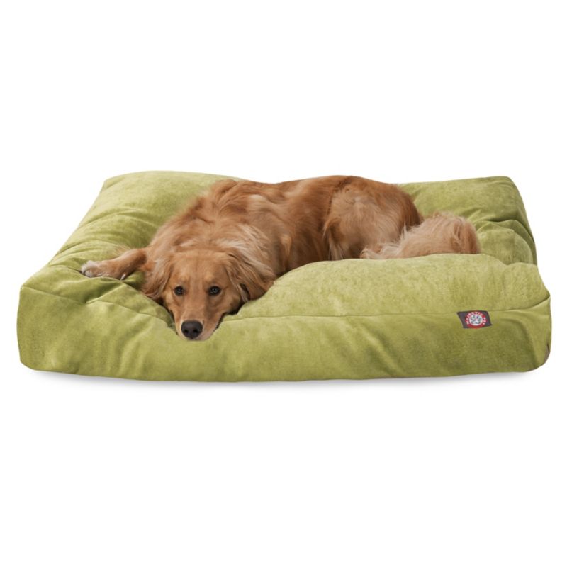 MajesticPet 788995502586 36 x 44 in. Villa Rectangle Pet Bed, Apple