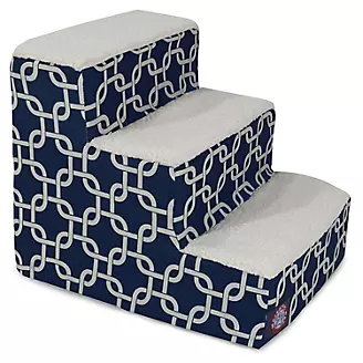 Majestic Pet Navy Blue Links Pet Stairs