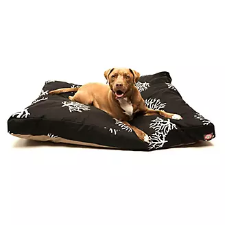 Majestic Outdoor Black Coral Rectangle Pet Bed