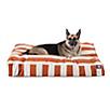 Majestic Outdoor Orange Stripe Rectangle Pet Bed