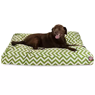 Majestic Outdoor Sage Chevron Rectangle Pet Bed