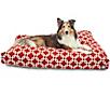 Majestic Outdoor Red Links Rectangle Pet Bed
