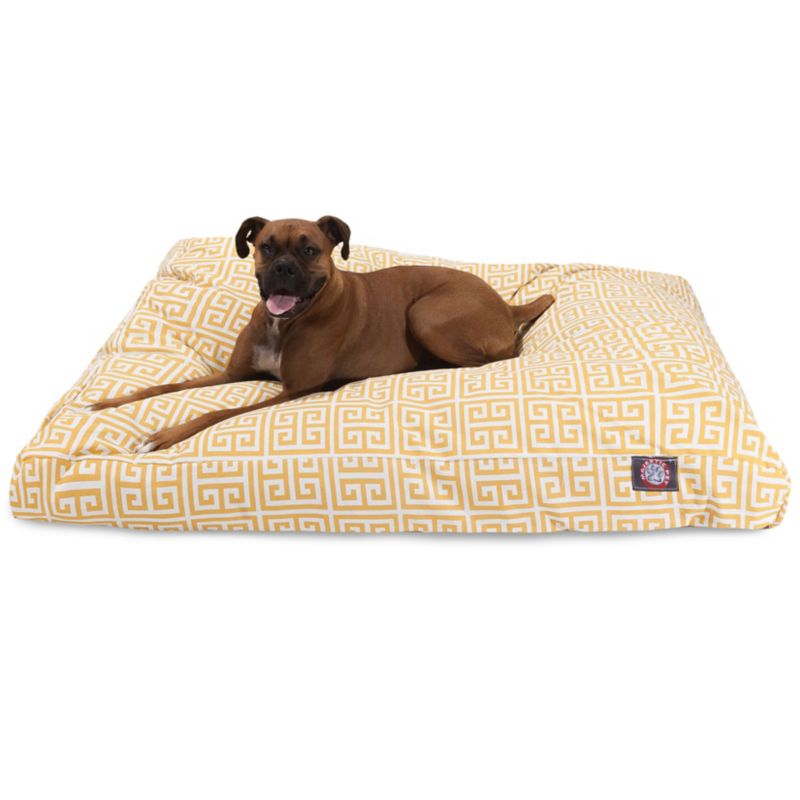 MajesticPet 788995502722 36 x 44 in. Tower Rectangle Pet Bed, Citrus