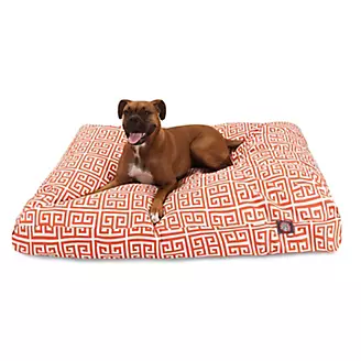 Majestic Outdoor Orange Towers Rectangle Pet Bed