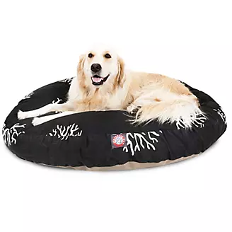 Majestic Pet Outdoor Black Coral Round Pet Bed
