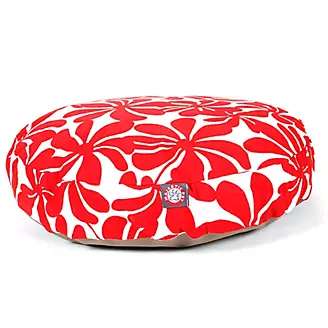 Majestic Outdoor Red Plantation Round Pet Bed