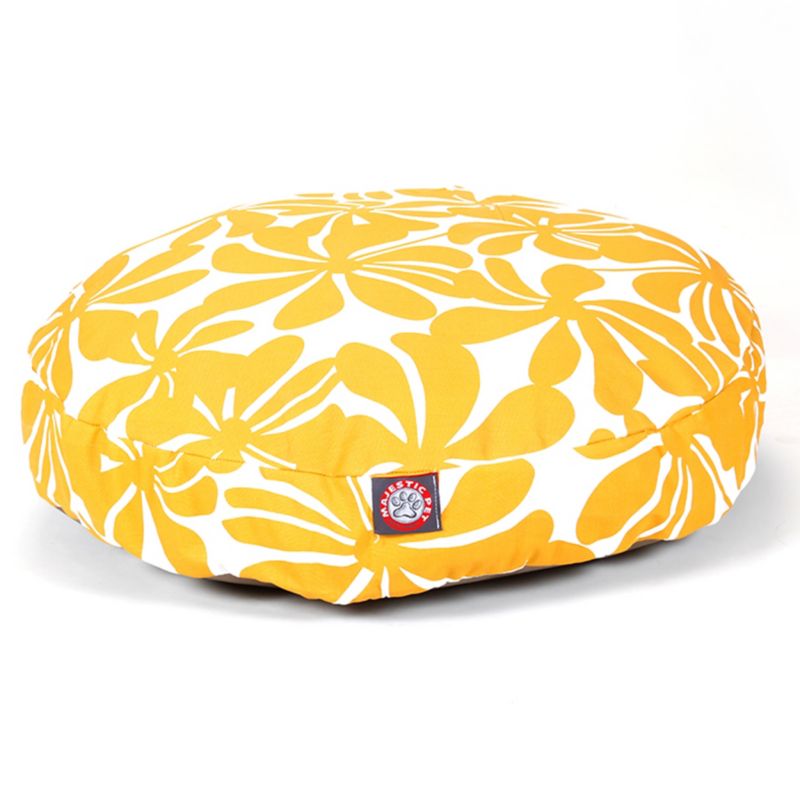 Majestic Outdoor Yellow Plantation Round Pet Bed M (78899550816 788995508168 Dog Supplies Beds Outdoor Beds) photo