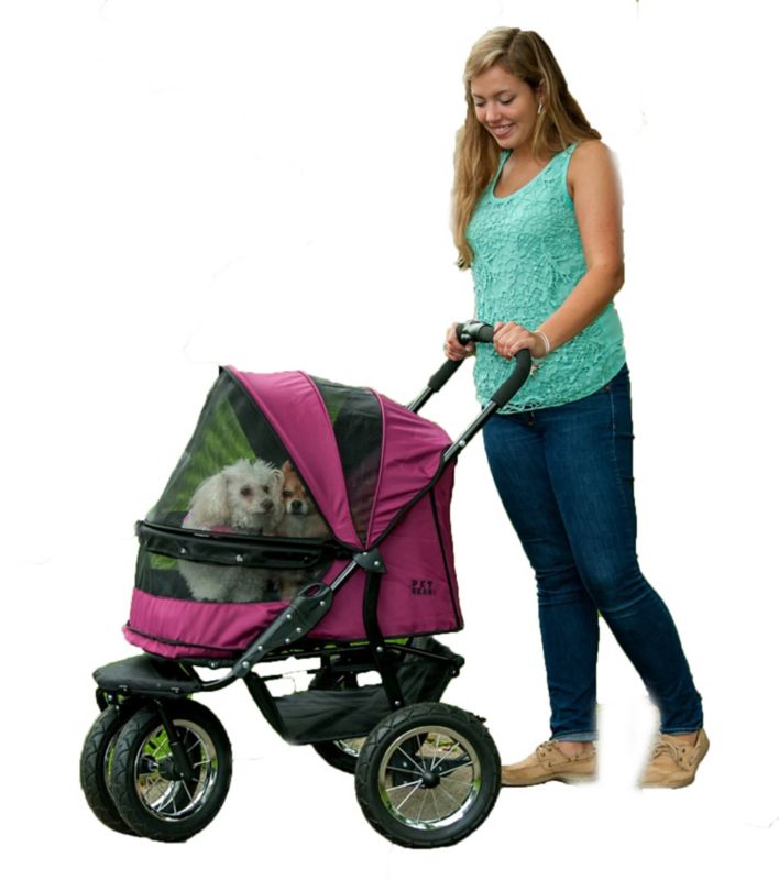 pet gear no zip double dog stroller