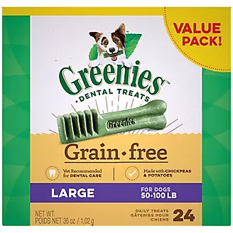 Greenies Grain Free Dog Dental Chew Large