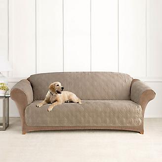 Furniture Protector Couch Sofa Cover Throw for Pets Dogs Brown_55x195cm 