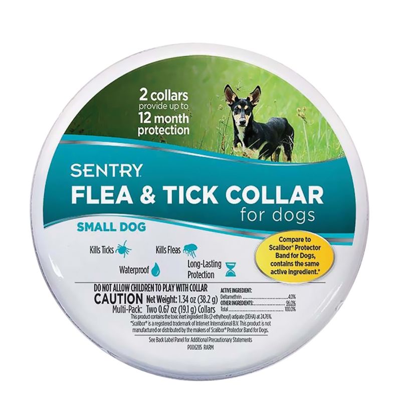 Sentry dual action flea & outlet tick collar for dogs