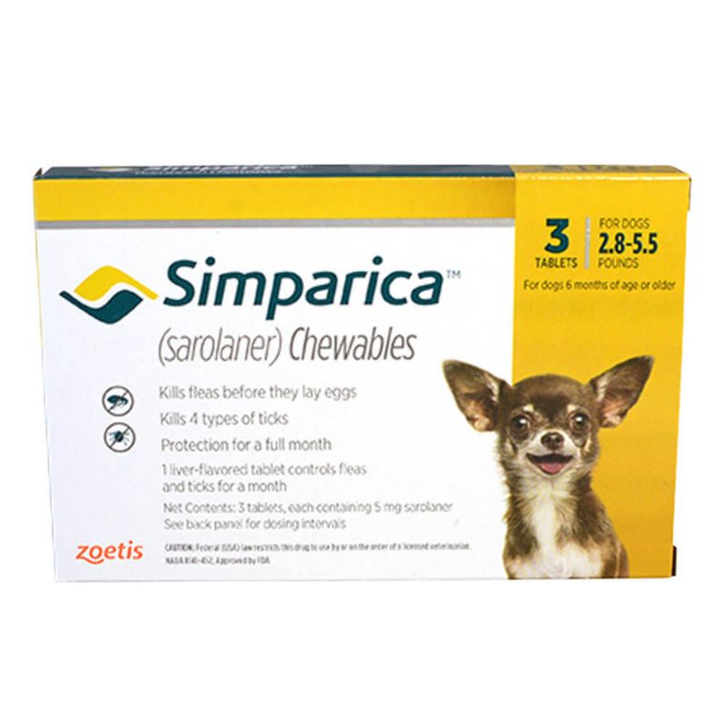 simparica flea and tick medication side effects
