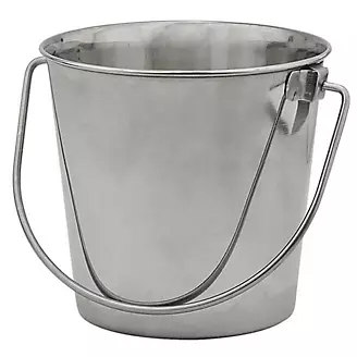 Indipets Heavy Duty Stainless Steel Dog Pail