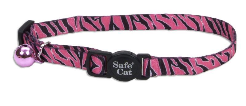 Safe Cat Breakaway Collar Pink Zebra (COASTAL PET PRODUCTS 06701 ZPK 076484067549 Cat Supplies Cat Collars & Tags Cat Collars) photo