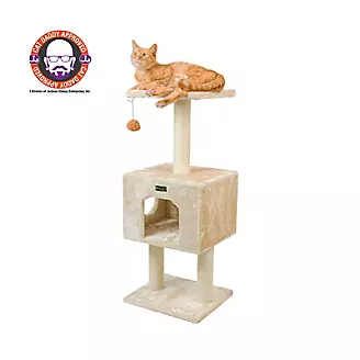 Armarkat Classic Real Wood Cat Tree 42in Beige
