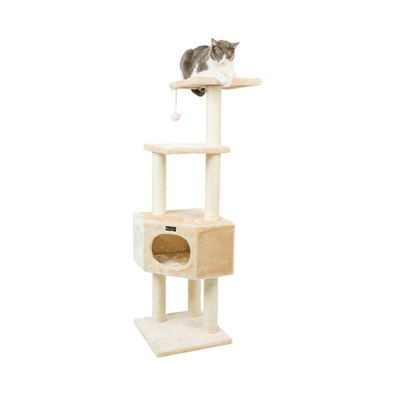 Armarkat Classic Cat Tree Model A5201 53in Beige