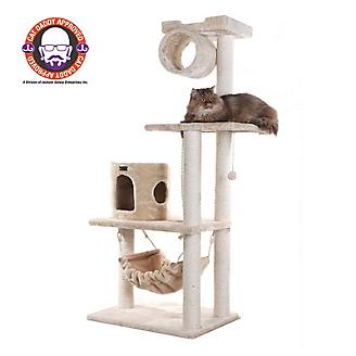 Armarkat Classic Real Wood Cat Tree 62in Beige