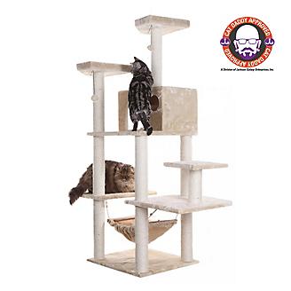 Armarkat Classic Real Wood Cat Tree 72in Beige