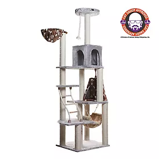 Armarkat Classic Real Wood Cat Tree 78in Gray