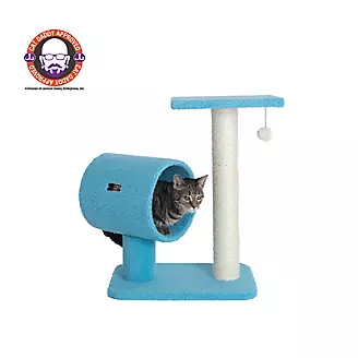 Armarkat Classic Real Wood Cat Tree 26in Blue
