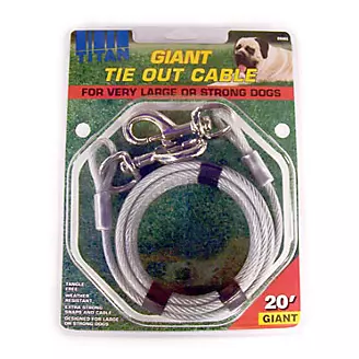 Titan Giant Cable Dog Tie Out