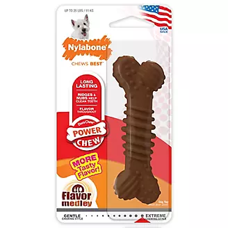 Nylabone Dura Chew Dog Bone - Peanut Butter Flavor (Regular)