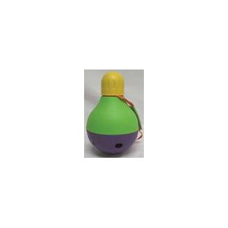 Pet Supplies : Pet Chew Toys : Starmark Bob-A-Lot Interactive Dog Pet Toy,  Large, Yellow/Green/Purple 
