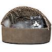 KH Mfg Deluxe Heated Mocha Cat Bed