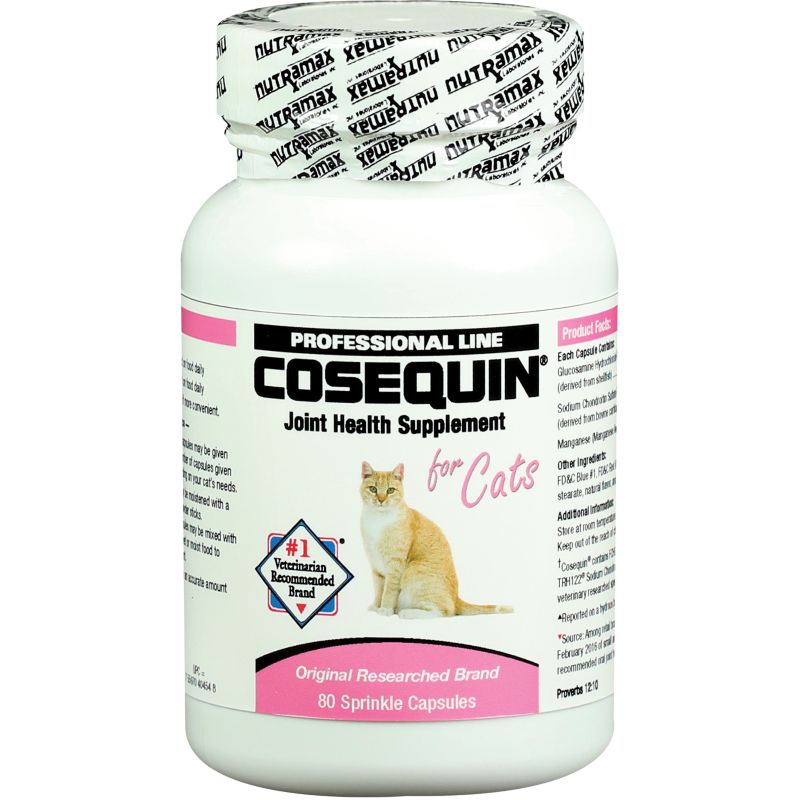 Cosequin Joint Supplement for Cats - 80 ct (CQCAT80 755970404548 Cat Supplies) photo