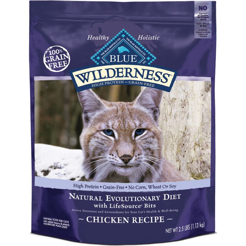 Blue Buffalo Wilderness Chicken Dry Cat Food 12lb Meezu