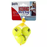 Air KONG X-Small Squeaker Tennis Ball Bag of 3