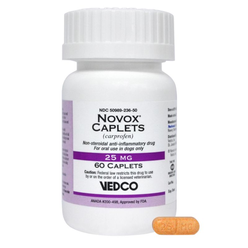 Novox Caplets for Dogs 100mg 60 Ct