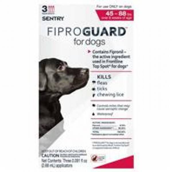 Fiproguard for Dogs 3 Month Supply 45-88lbs