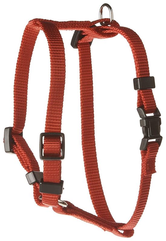 445-17115  No.17M-RD Adjustable Nylon Harness 12-18in Medium Color Red