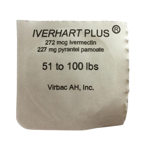 Iverhart Plus Dog 1-25 lbs Blue 6 Tablets