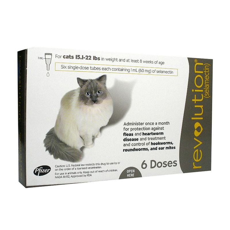 Revolution for Cats 5 to 15lb 6 Month (012PFZ08-8512B 087219034736 Dog Supplies Health Health and Wellness) photo