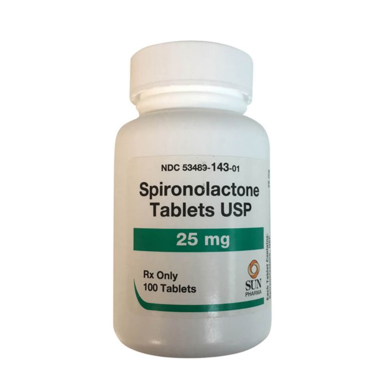 Spironolactone 25mg Tablets 100 ct