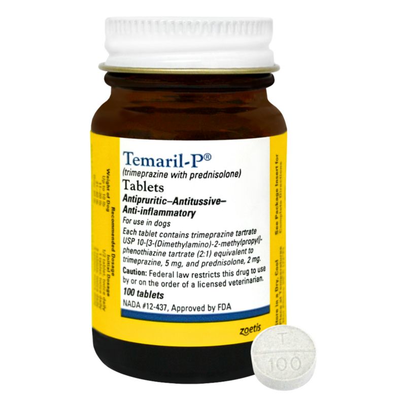 Temaril-P for Dogs 100 ct