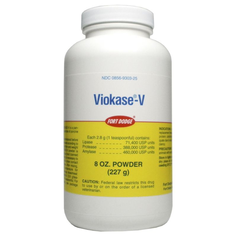 Viokase-V Powder 8 oz