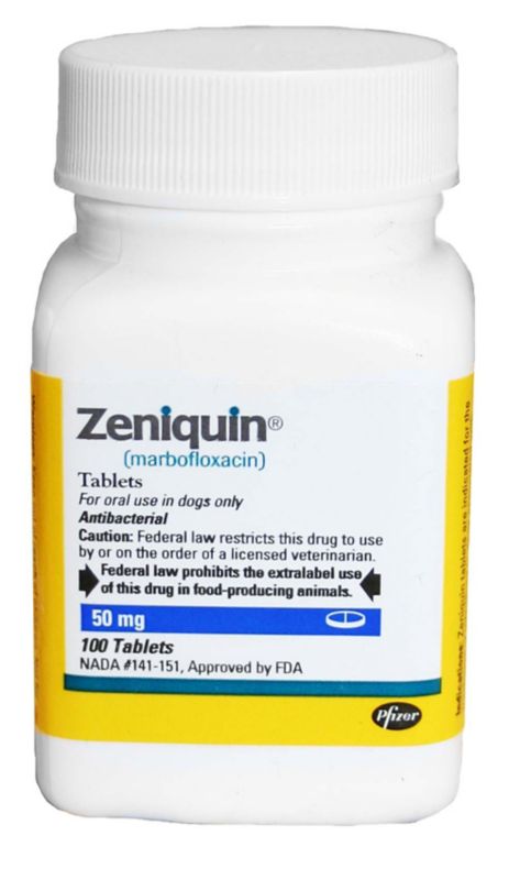 Zeniquin for Dogs and Cats 50 mg 1 Tablet