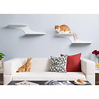 Refined Feline Cat Clouds Cat Shelf
