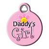 Daddys Girl Pet ID Tag