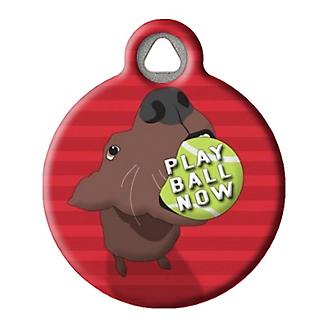 Play Ball Now Pet ID Tag